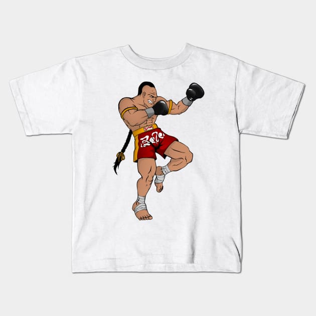 Tong-Po SF2 Style Kids T-Shirt by TheD33J